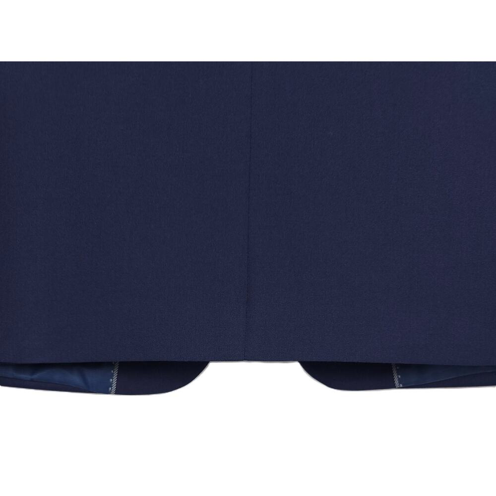 Alfani Mens Classic Fit Suit Jacket Blazer 36R Navy Blue Solid Stretch NWT - Picture 6 of 7